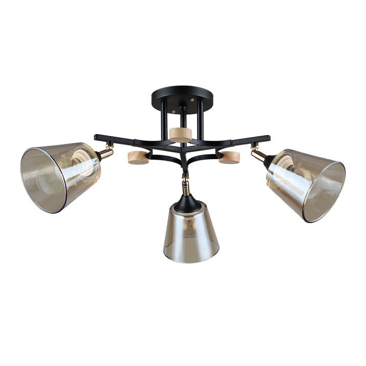 Люстра на штанге ARTE LAMP GLASSY A5078PL-3BK
