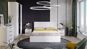 Модульная спальня Агата ТриЯ Три я Белый