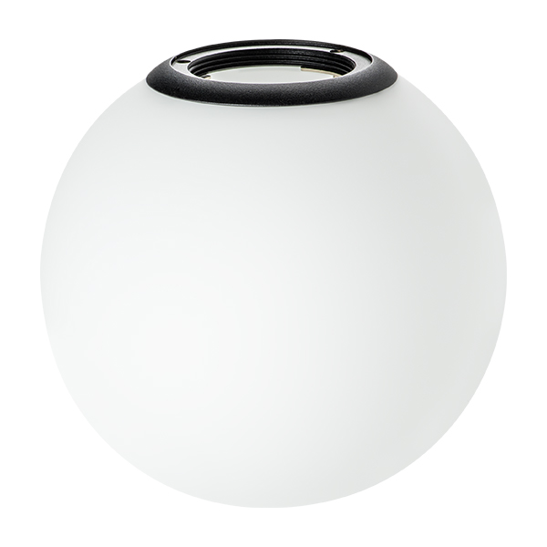 Плафон с черным металлическим кольцом для трека PRO Lightstar Teta 595110