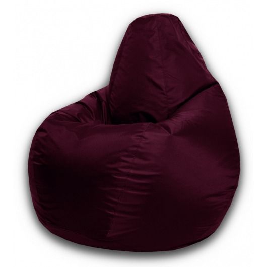 Кресло-мешок Груша 5XL (1100х1100х1450) оксфорд бордовый