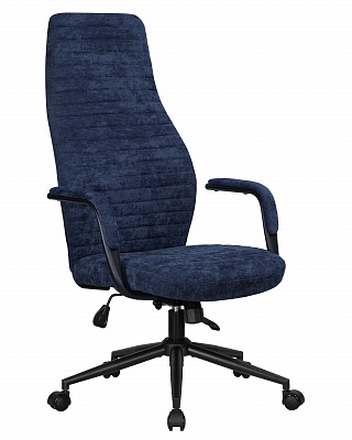 Офисное кресло для руководителей DOBRIN LOKI (синий (VRH230-25))