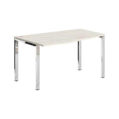 Стол письменый Skyland XTEN Глосс (Xten Gloss) XGCT 149(L).1 Сосна Эдмонт / Нержавеющая сталь