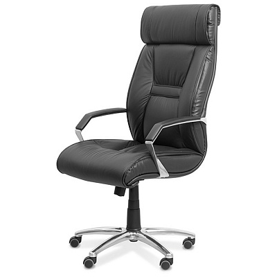 Кресло для руководителя Юнитекс Олимп MK G 680*765 Ol/B/MK/G/cn1114 Черная CN1114