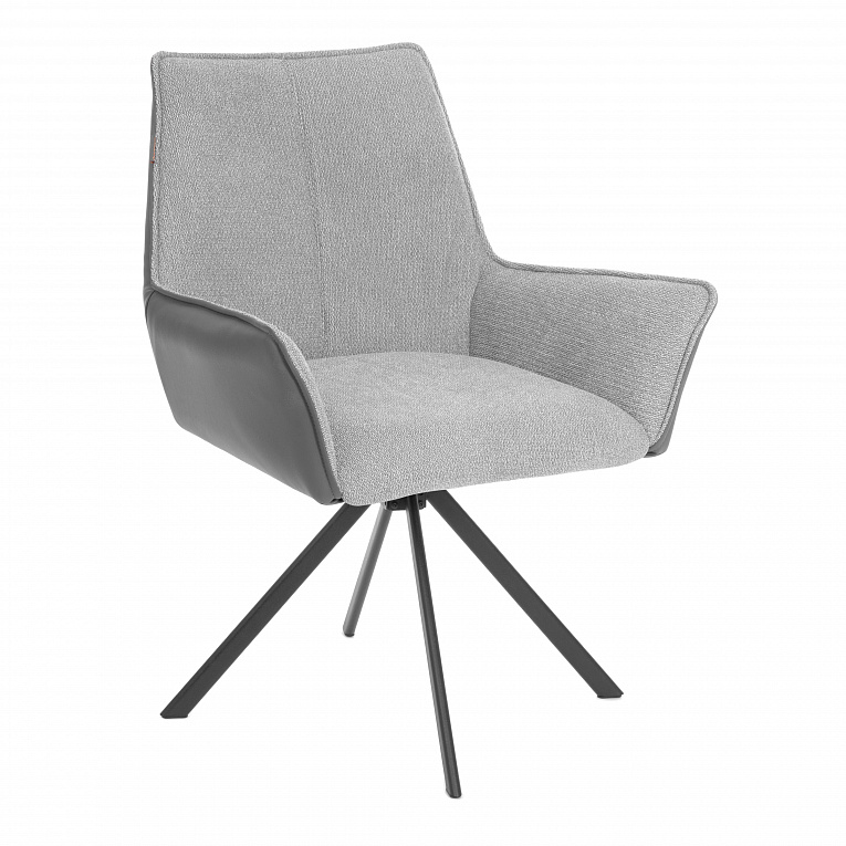 Кресло Murano / Мурано Светло-серый / Графит