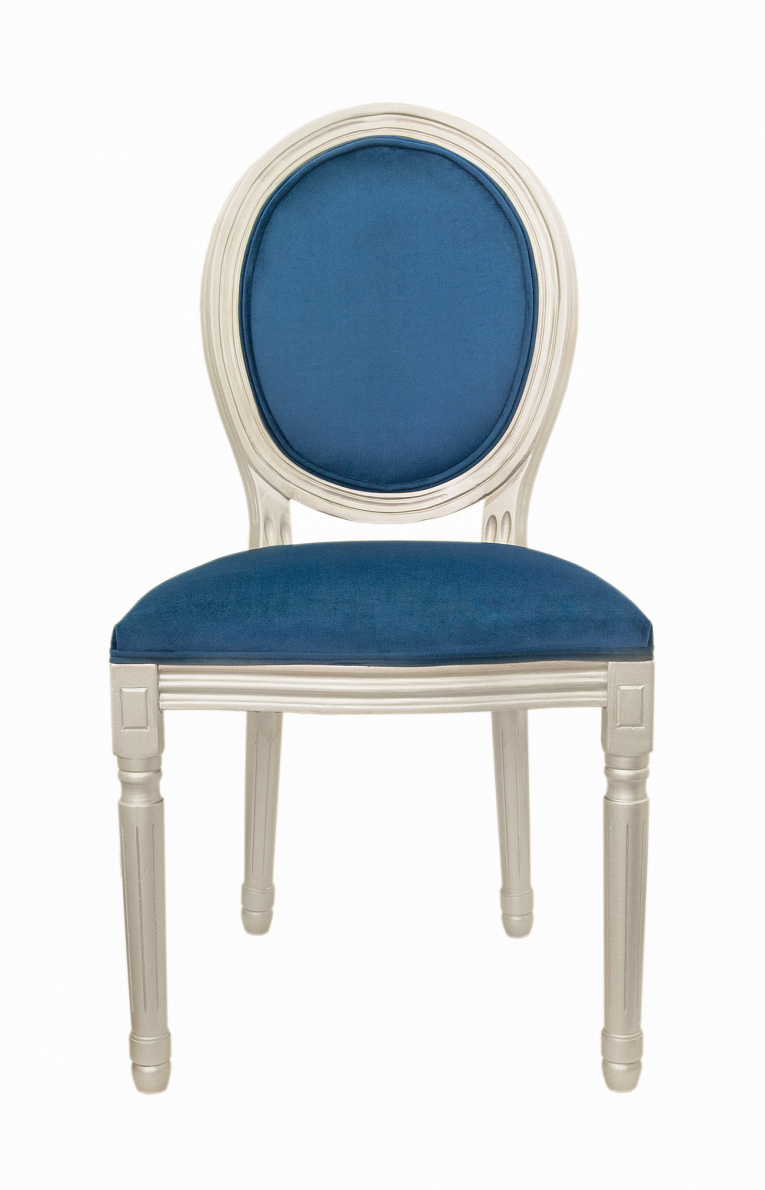 Стул Volker blue silver
