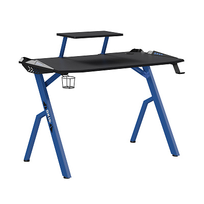 Компьютерный стол Skyland SKILLL CTG-001 Черный /  Синий