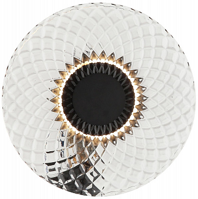 Светильник настенный Stilfort Порту 4011/02/01W Черный / Прозрачный