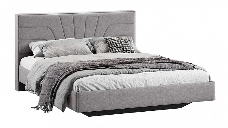 Кровать без подъемного механизма Пандора Трия Тип 1 Микрошенилл Relax Mocco 1600x2000