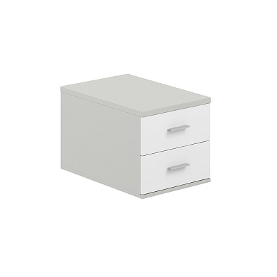 Подвесная тумба Norden Сигма с 2 ящ., 600, 400х446х342 SG.536.SH.WH Серый Бархат/Белый Снег
