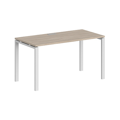 Офисный стол Norden Сигма 1200х700 (м/к 60х30) SG.204.OL.63.WH Дуб светлый / Белый
