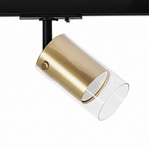 Однофазный двужильный трековый светильник под сменную лампу GU10 Arte Lamp LAZIO A5368PL-1SG