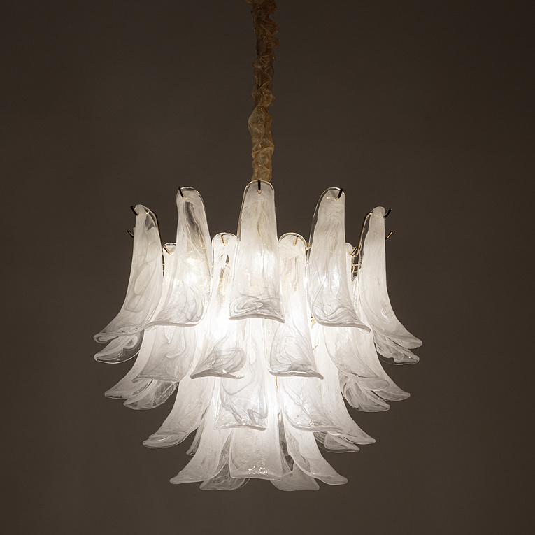 Подвесная люстра Arte Lamp MAYA золото, белый A4072LM-9GO