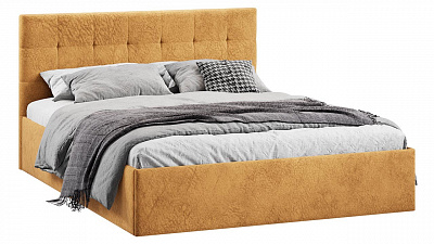 Кровать 180х200 Джоли ТриЯ микровелюр Wellmart Yellow