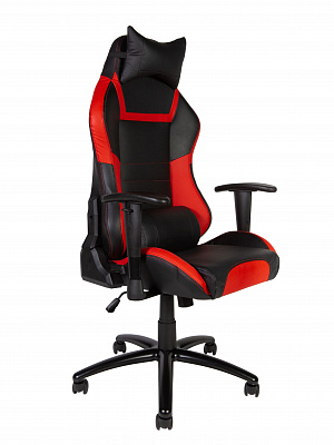 Кресло геймерское NORDEN Лотус PRO carbon / Lotus PRO carbon carbon сталь черно-красный RF-9117A